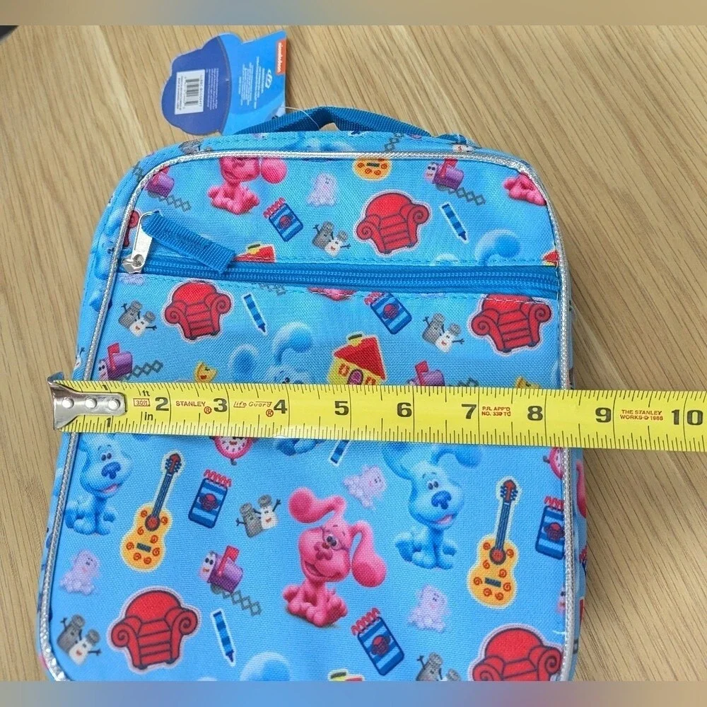 NWT Blue's Clues Character Soft Insulated Lunch Bag/Box Pink&Blue Available